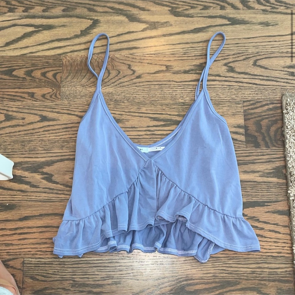Urban Outfitters Flowy Cropped Tank Top